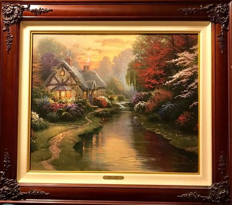 framed thomas kinkade paintings|thomas kinkade large framed prints.